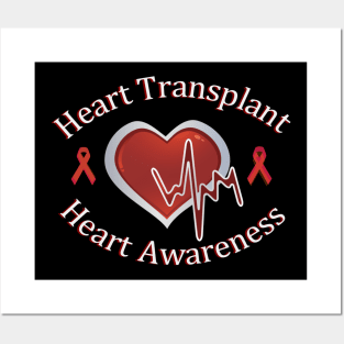 Heart Transplant Heart Attack Awareness Posters and Art